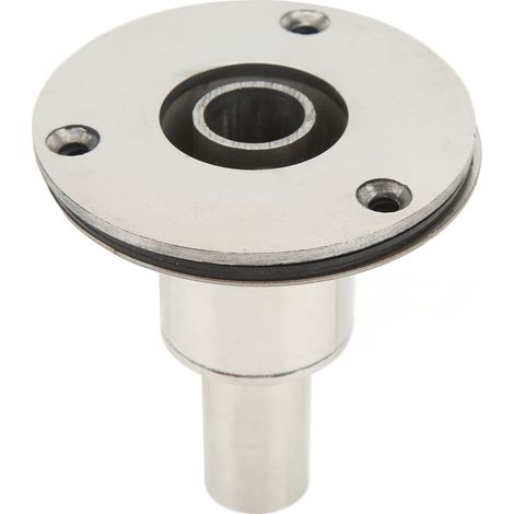 Sortie 22mm directe coque échappement skin inox 316 poli miroir pour chauffage stationnaire diesel. (1/5)