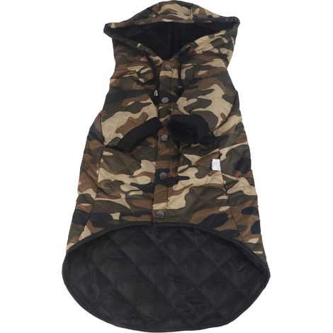 Manteau chaud pour chien à 2 pattes, doux et hypoallergénique, avec capuche, idéal pour l'automne et l'hiver (taille XL). (1/5)