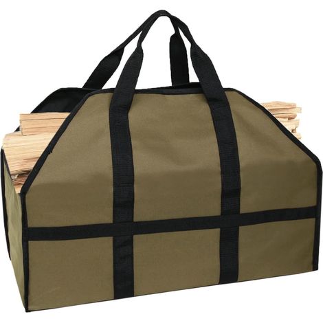 Grand Sac De Transport De Bois De Chauffage, Sac Fourre-tout En Toile Robuste Pour Bois De Chauffage En Toile Pour Cheminées, Poêles à Bois, Maison, Intérieur (612945cm) (1/4)