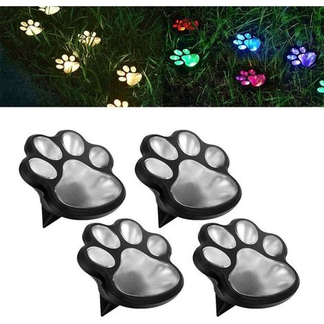 ZVD Solar - Éclairage en forme d'empreinte de patte - Lampes solaires inspirées des animaux - Éclairage décoratif extérieur - Éclairage de jardin (1/5)