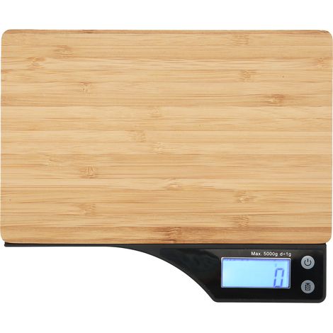 Balance Électronique Bambou Professionnelle 1g-5kg pour Cuisine et Maison (1/5)