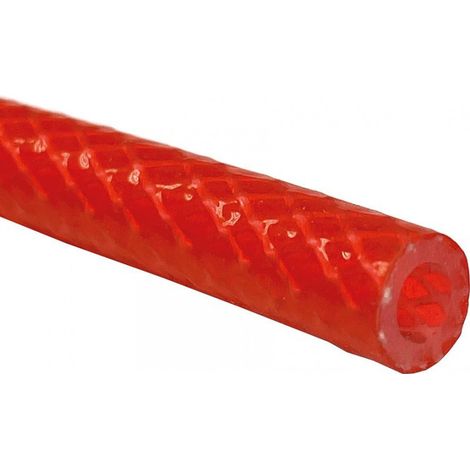 Silikonschlauch rot mit Einlage 6x3mm 25m STRECKE