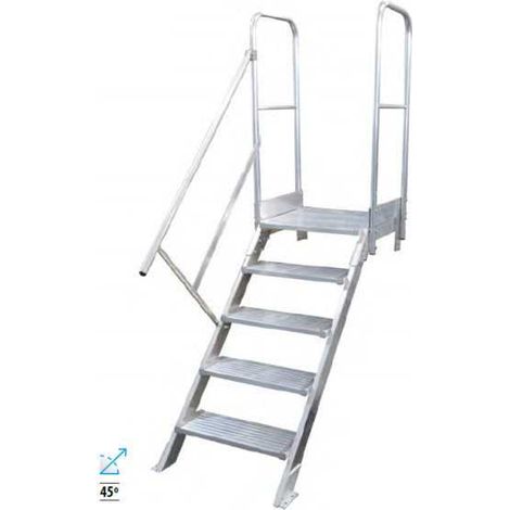 Escalera KTL MAX de acceso con plataforma 60 grados (1/2)