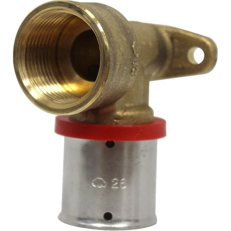 Coude applique multicouche à sertir (20/27) 3/4" - Ø26x3,0 - MULTIPEX (1/4)