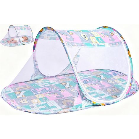 Moustiquaire pliable, moustiquaire pliable pour berceaux, moustiquaires pop-up pour les voyages, la maison et le camping – confortable – verte (1/5)