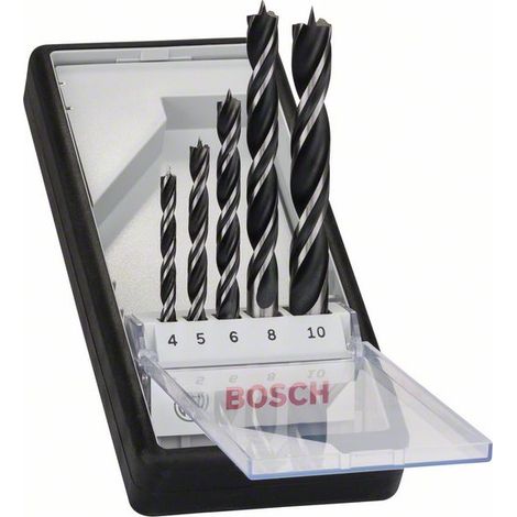Kit punte a spirale da legno 5 parti Bosch Accessories 2607010527 Alberino cilindrico 1 KIT