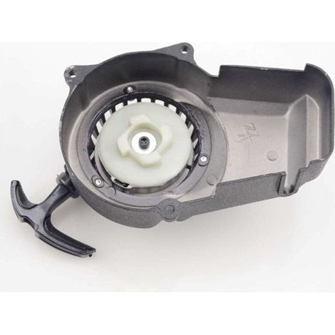 Démarreur en Aluminium Pédales de démarrage et pièces Noir Facile À Tirer À Rivet Remplacement pour 47CC 49cc Engrenage 2 Temps Boucle Pocket Bike Dirt Bike (1/4)
