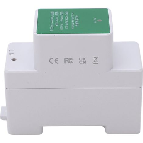 Moniteur de consommation d'énergie intelligent Peacefair, multifonctionnel, sur rail DIN, télécommande, Wi-Fi, compteur de consommation électrique AC110/220V (1/5)