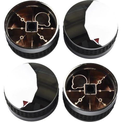 Set of 4 universal gas barbecue control knobs, 58 mm/50 mm, for cooker/oven/grill (58 mm), R595WKT8SF469GHB32D7CYW (1/4)