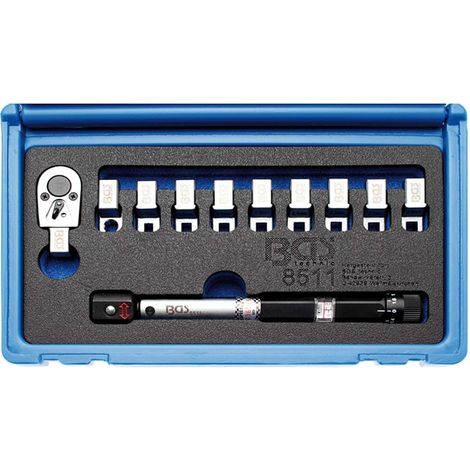 BGS Drehmoment-Speichenschlüssel austauschbare Köpfe 3 - 15 Nm (1/3)