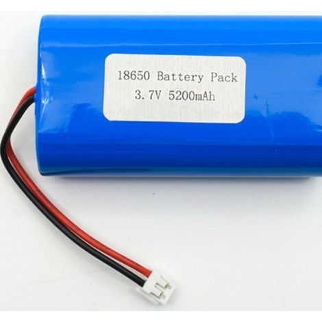 3,7 V 5200 mAh 18650 Lithium-Akkupack für Angel-LED-Leuchten und Bluetooth-Lautsprecher 4,2 V Notfall-DIY-Akku + (1/3)