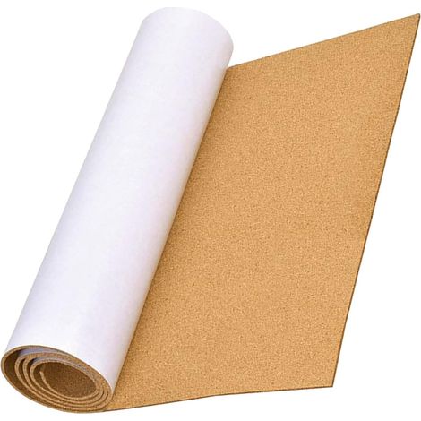Rouleau de Panneau de Liège Auto-adhésif Beige pour Murs Peints, Support Adhésif Rapide, pour Projets Créatifs et Organisation Instantanée (1/5)