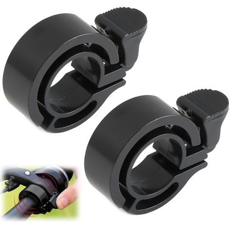 pezzi Campanello per bicicletta, Campanello per bicicletta, Mini campanello per mountain bike, Potente avviso da 100 dB, Campanello per bicicletta nero per manubrio della bicicletta, Avviso per bicicl