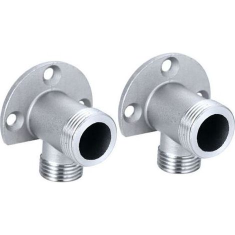 Kit d'installation pour connecter le tuyau pour robinet apparent. système de douche extérieur. mitigeur thermostatique. conversion encastré en surface Macaron (1/4)