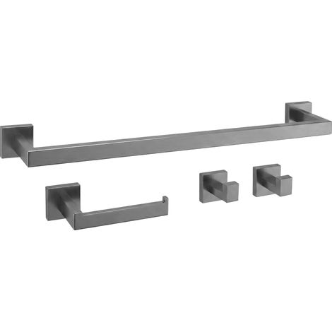 Juego De Perchas Para Baño Rea Rio Titanium