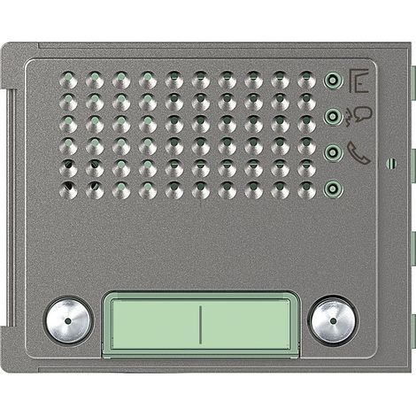 Façade Sfera Robur pour module électronique audio 2 appels sur 2 rangées (351145) (1/2)