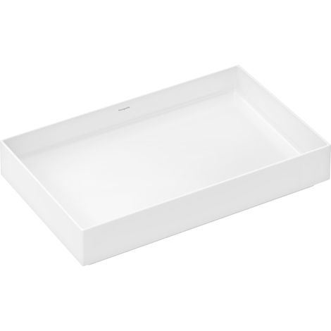 hansgrohe Xuniva evo E Aufsatzwaschtisch 650/400, ohne Hahnloch