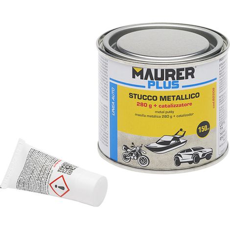 Mastic de réparation métallique avec durcisseur (325 ml) (1/5)