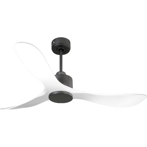 Ventilateur de plafond Réversible Thermostat Wifi Moteur à courant continu Toits en pente Télécommande Hypersilence Mémoire (1/5)