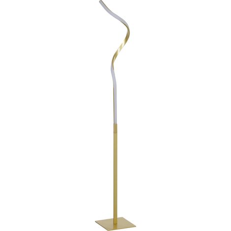 Lampada da Terra LED a Spirale con 3 Luminosità e Interruttore a Pedale Oro (1/5)