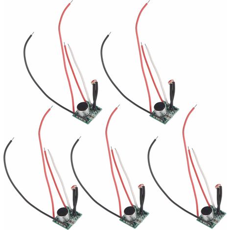 Module de commande sonore (5 pièces), module de capteur de lumière solaire, circuit imprimé CC 3V-30V (1/5)