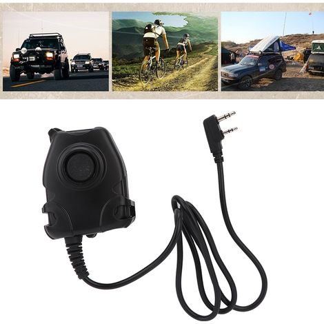 Adaptateur Casque Micro PTT pour Radio RETEVIS Kenwood Baofeng (1/5)
