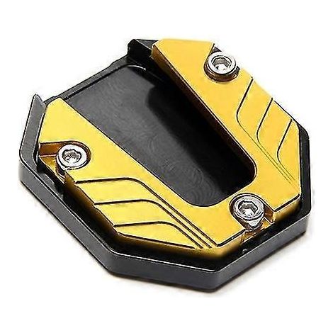 Roller-Motorrad-Fahrrad-Parkständer-Pad-Platte aus CNC-gefräster Aluminiumlegierung – Gold