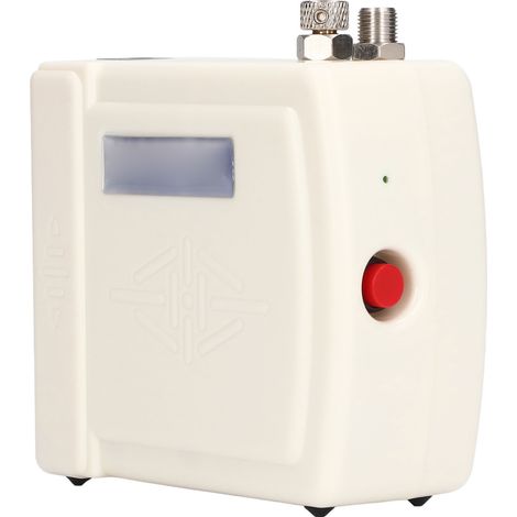 Kit aérographe double action avec compresseur d'air, filtre à huile et à eau, tuyau de raccordement et connecteur pour maquillage, 100-240 V, blanc, prise européenne (1/5)