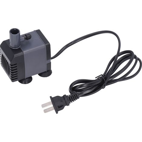 Pompe d'aquarium compacte à structure rivetée tenonnée, faible bruit, arbre en acier inoxydable, pour bassin et fontaine, prise CN 220 V (1/5)
