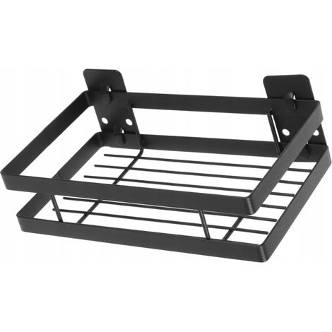 Étagère Salle Bain Métal Noir Drainage (1/4)