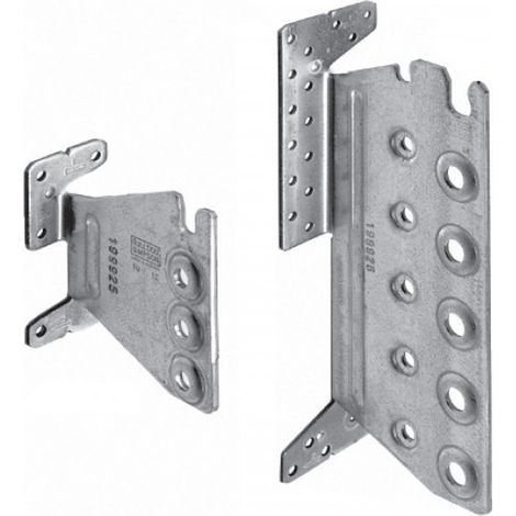 Etrier à encoche TU 134x104.5mm - ep 3mm