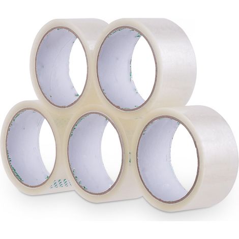 60 mm breites, transparentes Mehrzweckklebeband zum Verpacken von Geschenken, für Zuhause, Schule und Büro (1/5)