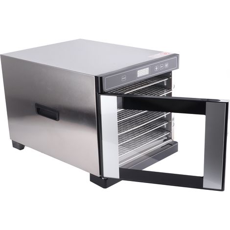 Déshydrateur alimentaire à chaud 6 plateaux avec contrôle de température pour viande séchée, fruits, viande et friandises pour animaux. Prise UE 220V (1/5)
