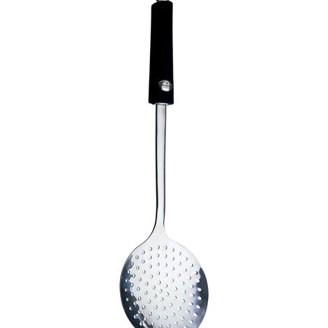 Ghidini Schiumarola Twist Acciaio Inox Con Manico In Silicone 34 Cm