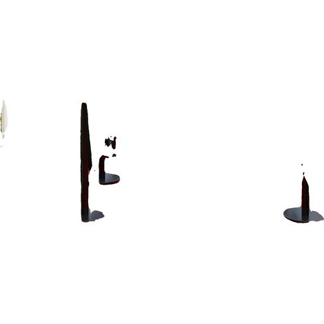 Barrera de acero inoxidable de alta calidad, dimensiones de la columna 12,4" x 12,4" x 37,4", longitud de la cuerda 5 pies, resistente a la intemperie, base pesada para mayor estabilidad. (1/5)