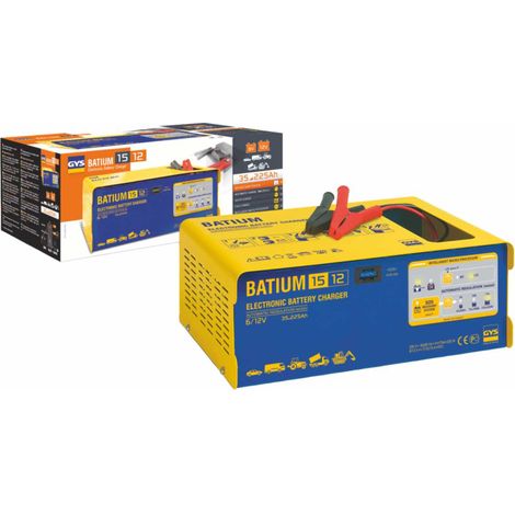 GYS Batterieladegerät BATIUM 15-12 ( 4000896877 ) 6 / 12 V (1/5)