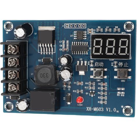Module de commande de charge de batterie avec carte de protection à commutation automatique XH-M603 1224 V (1/5)