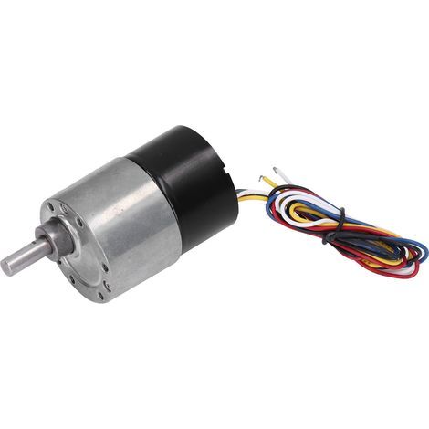 Getriebemotor, Drehzahlreduzierung, bürstenlose D-Welle, geräuscharm, Rechts-/Linkslauf, 12 V DC, 45 U/min (1/5)