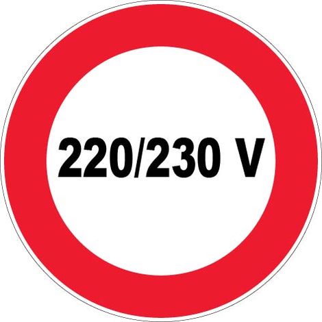 Panneau 220/230 volts - Rigide Ø80mm - 4020365