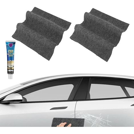 Chiffons Nano Anti-Rayures pour Voiture, Chiffon Anti Rayure pour Voiture Carrosserie, Nano Sparkle Cloth Efface Rayure Voitures, Efface Rayure Profonde Voitures (2) (1/5)