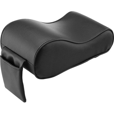 Coussin repose-bras de voiture en mousse à mémoire de forme, support confort pour bras, tête et cou noir (1/5)