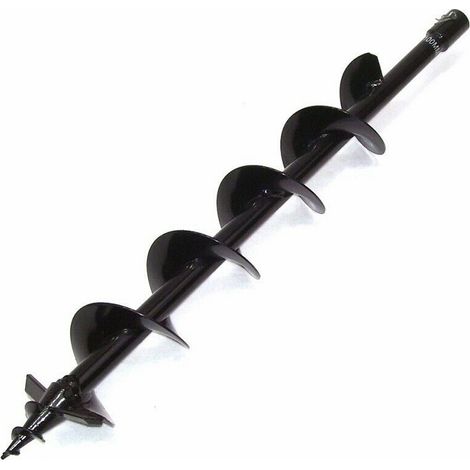 Ersatz Bohrer 100 mm für Erdbohrer Pfahlbohrer 55172 Erdlochbohrer Erdbohrgerät (1/5)