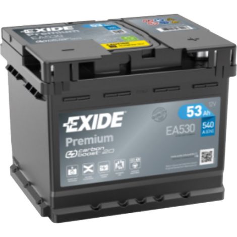 Batería de coche Tudor 53Ah EA530 Exide