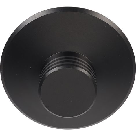 Stabilisateur de poids pour disque vinyle en alliage d'aluminium, réducteur de vibrations, pince de serrage pour disque LP, noir (1/5)
