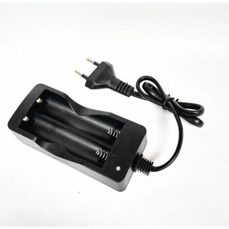 18650 lithium battery charger with double cable, 18650 double slot cable, 4.2V European (1/4)