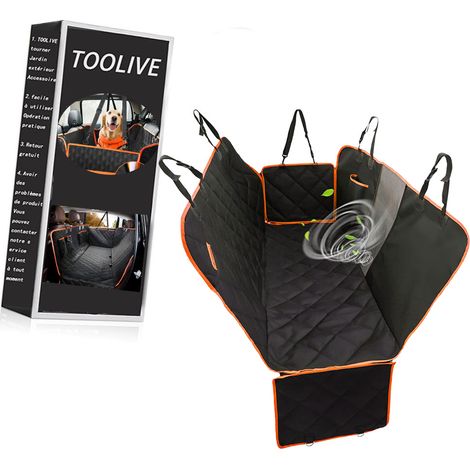 Dog Car Seat Cover Dog Hammock For Car Back Seats With Side Protection And Mesh Visual Window, Durable Scratch Proof And Waterproof Pet Car Seat Cover For Cars/Trucks/Suv
