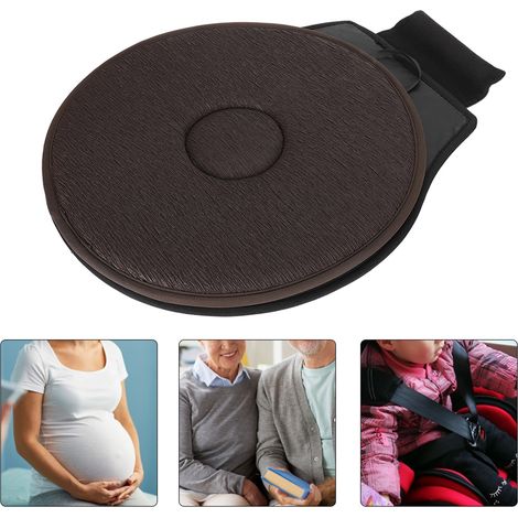 Coussin de voiture rotatif 360° antidérapant pour femmes enceintes et personnes âgées (1/5)