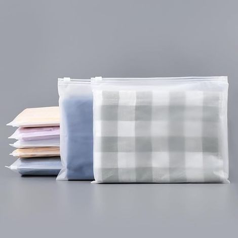 Adatto per sacchetti di plastica con chiusura a zip, 50 pezzi, 20x30 cm, tappetino trasparente impermeabile per riporre abiti. (1/2)