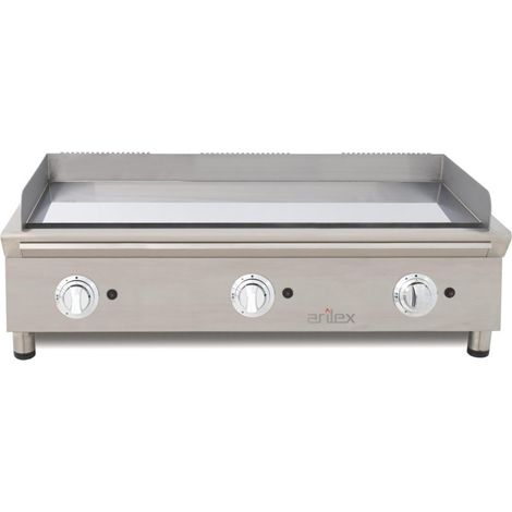 Plancha à gaz - 100 cm - Chrome dur - Arilex