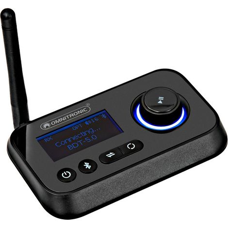 Omnitronic BDT-5.0 Trasmettitore ricevitore audio Bluetooth® Versione Bluetooth: 5.0 30 m (1/5)